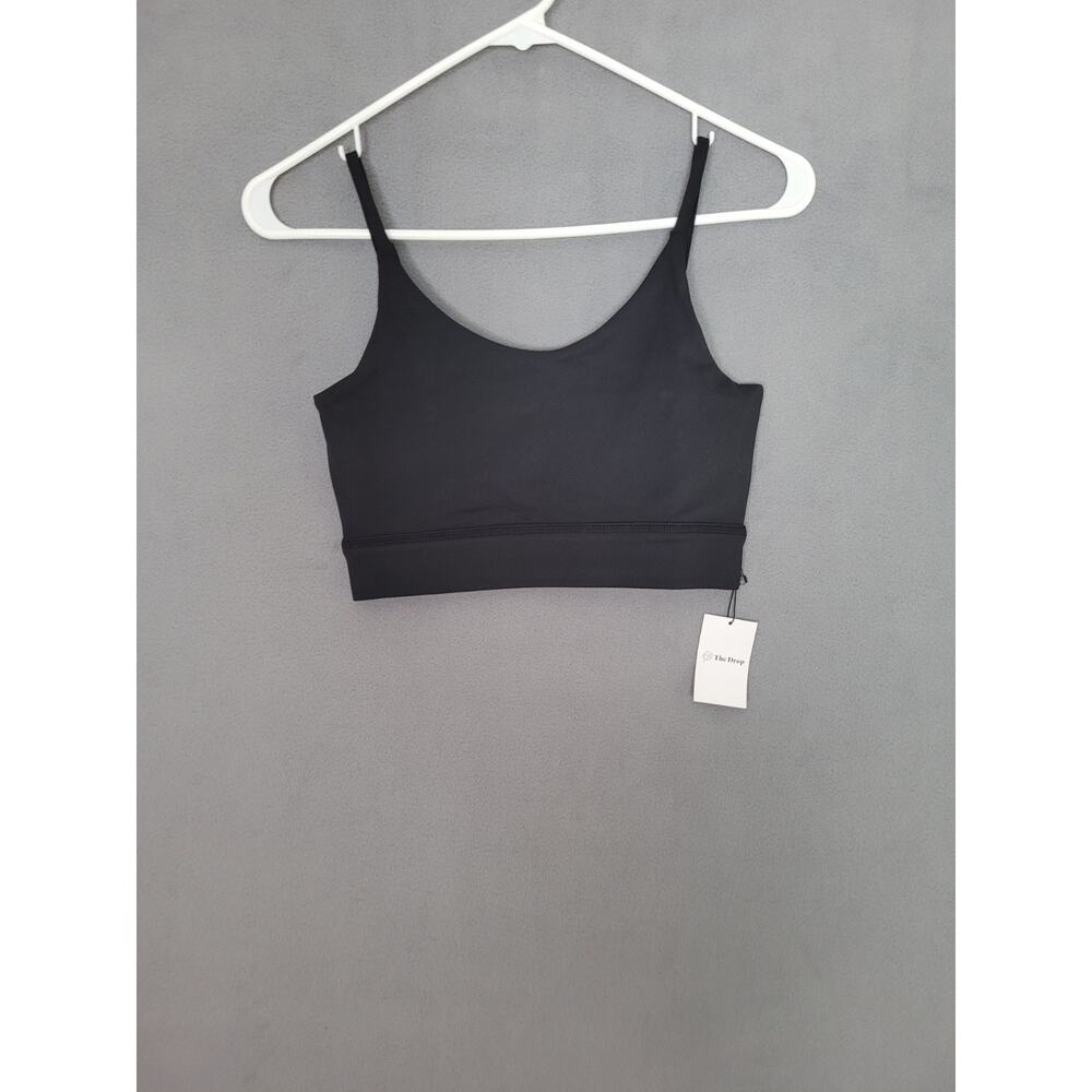 The Drop Women's Bryce Stretch Blissful Bralette Black Size Small